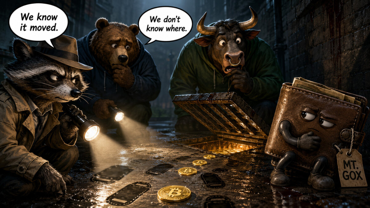 Mt. Gox-linked wallets moved 10,422 BTC, worth roughly $739 million as BTC price slides