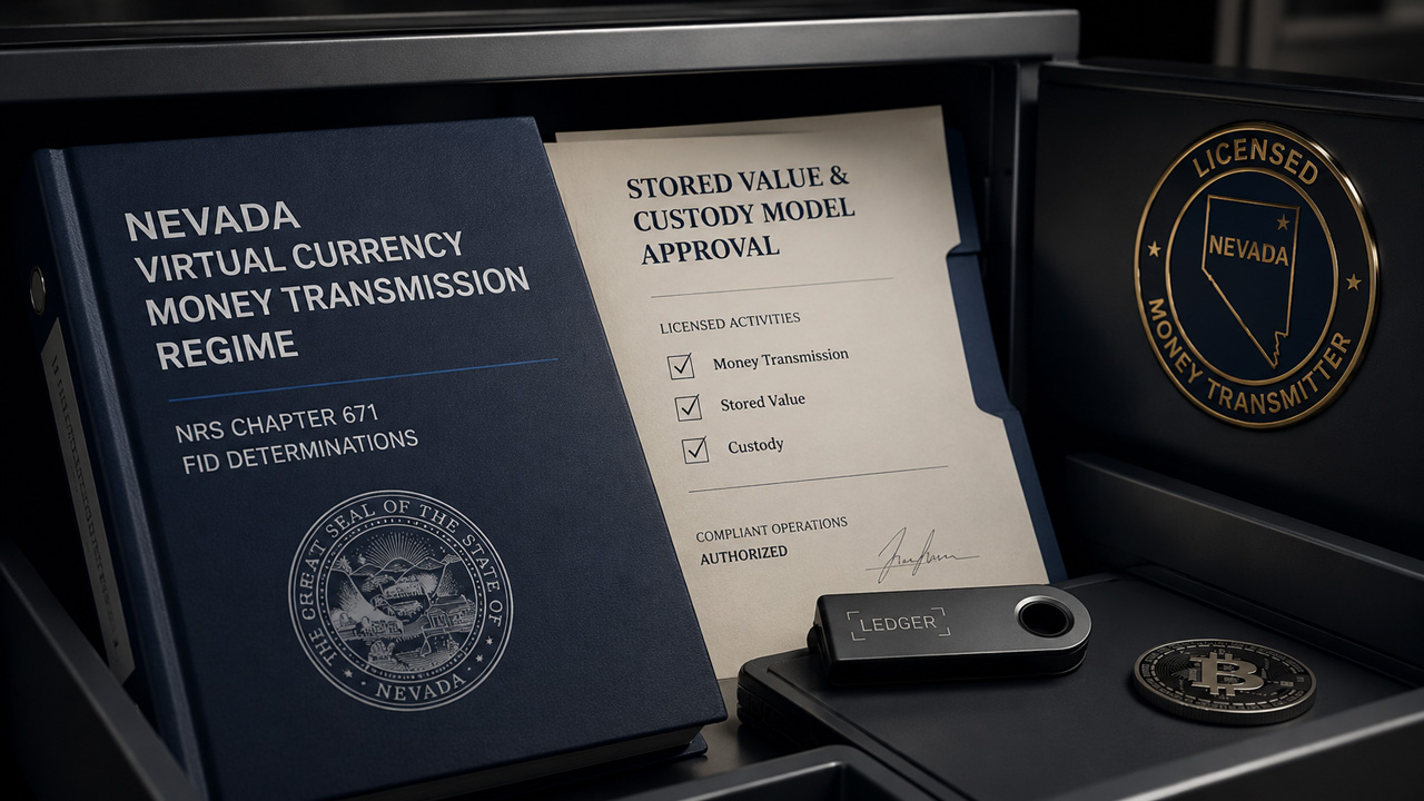 Nevada Virtual Currency Money Transmission Regime