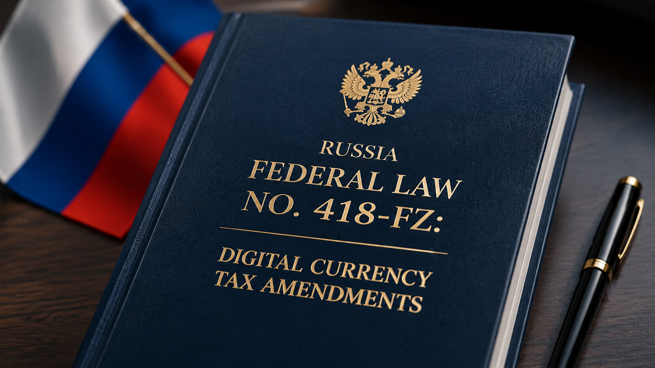 Russia Federal Law No. 418-FZ: Digital Currency Tax Amendments