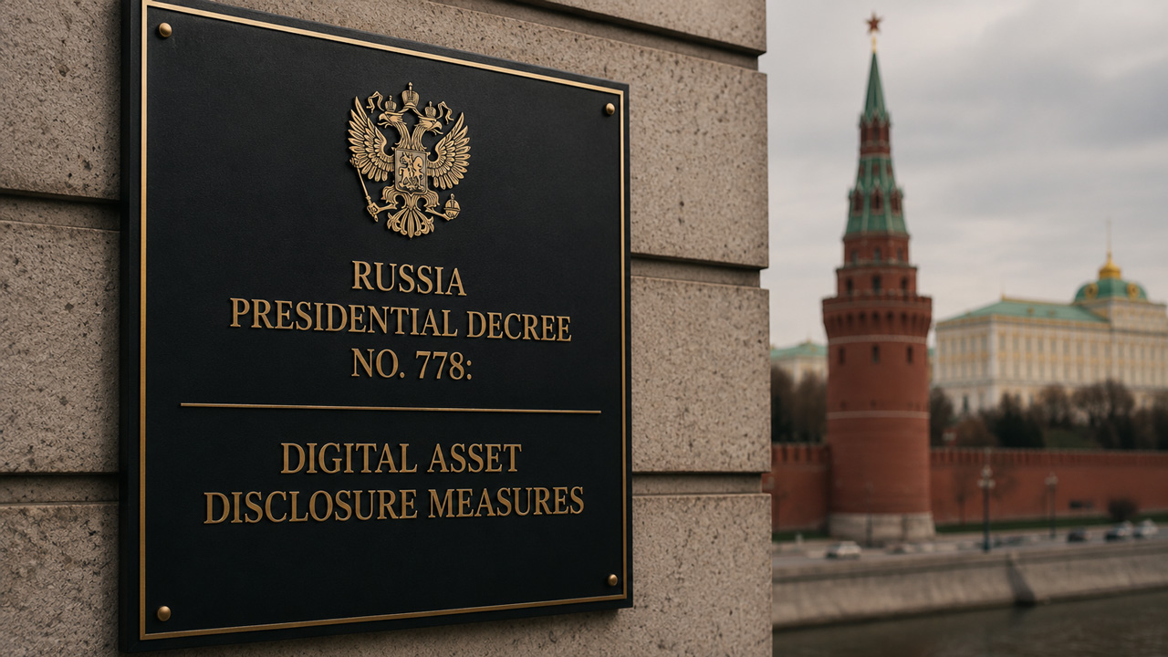 Russia Presidential Decree No. 778: Digital Asset Disclosure Measures