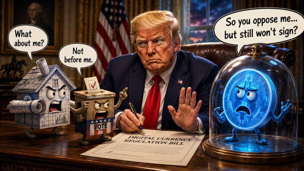 Why anti-CBDC Trump refuses to sign bill banning a digital dollar through 2030