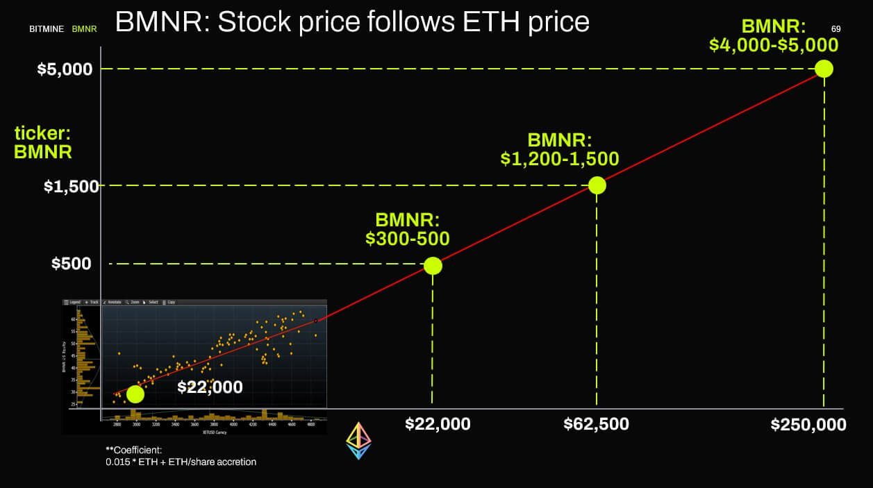 BitMine Stock Correlation With Ethereum Price