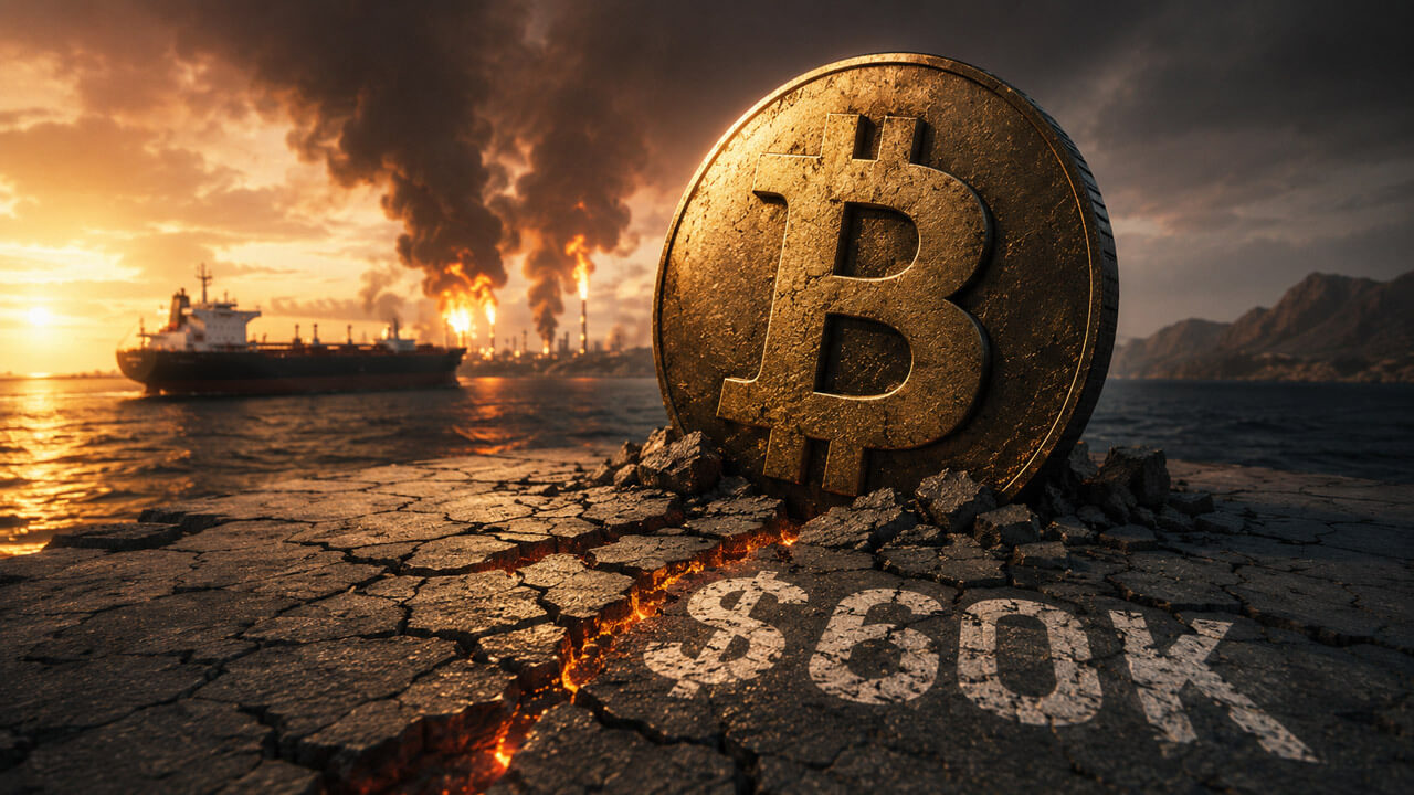 Bitcoin’s $60K price floor is back in play as Hormuz oil shock returns