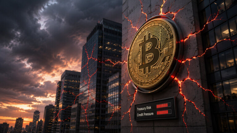 Bitcoin corporate credit pressure builds as treasury companies face rising funding stress