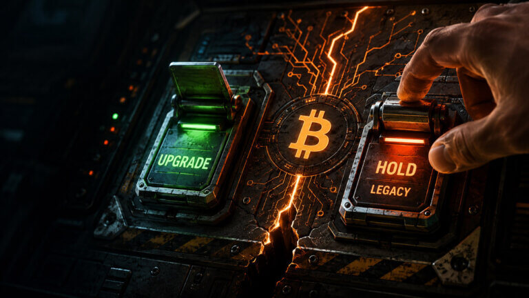 Bitcoin upgrade versus legacy fork decision as BIP-110 brings the network fork debate to a deadline