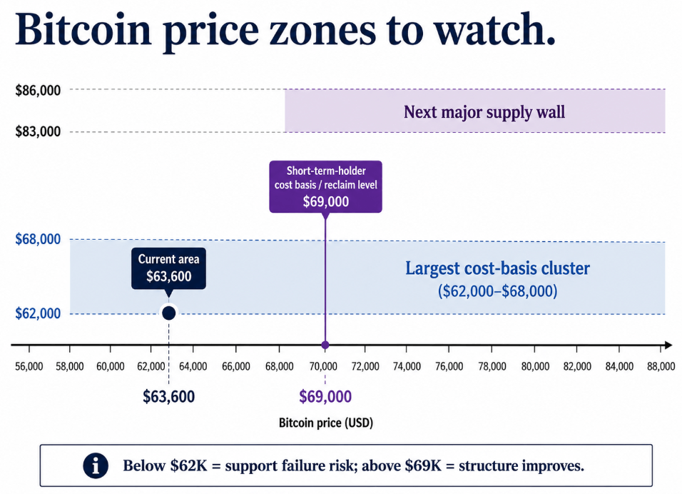 Bitcoin price zones to watch
