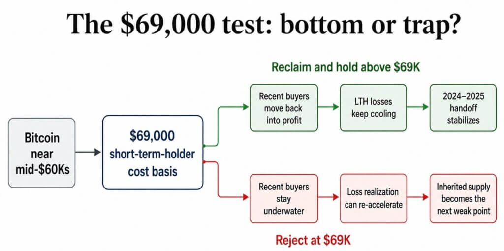 The Bitcoin $69,000 test: bottom or trap?