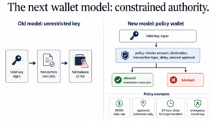 The next crypto wallet model: constrained authority