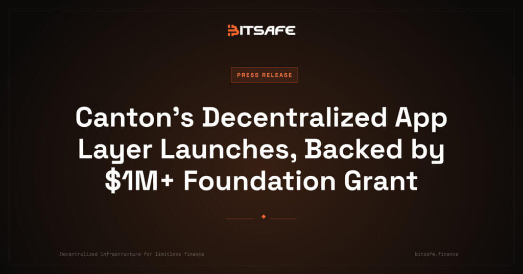 Canton’s Decentralized App Layer Launches, Backed by $1M+ Foundation Grant