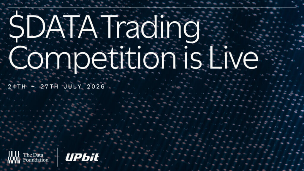 DATA Network Surpasses 100 Million Registrations as $DATA Trading Competition Opens on Upbit