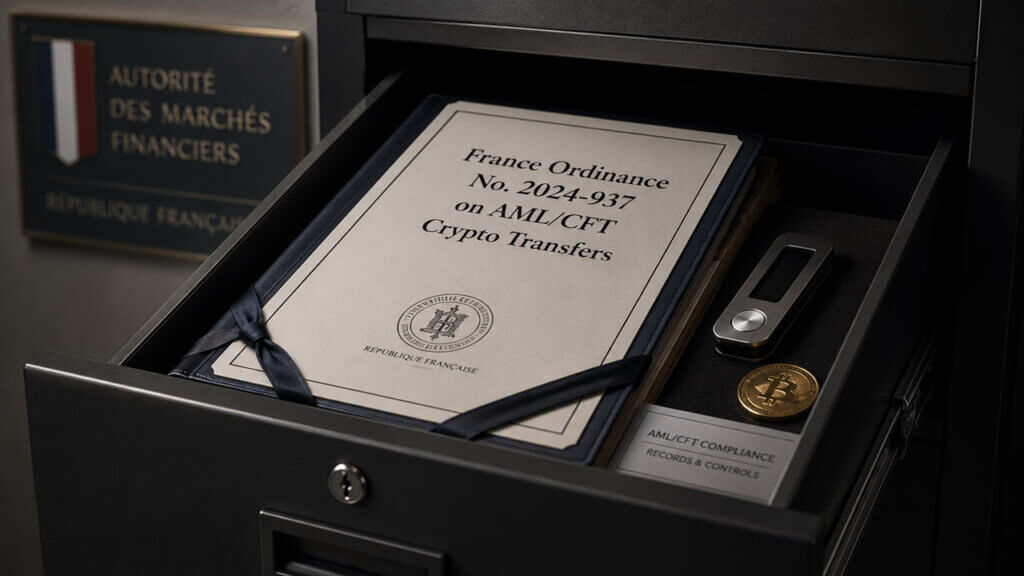 France Ordinance No. 2024-937 on AML/CFT Crypto Transfers