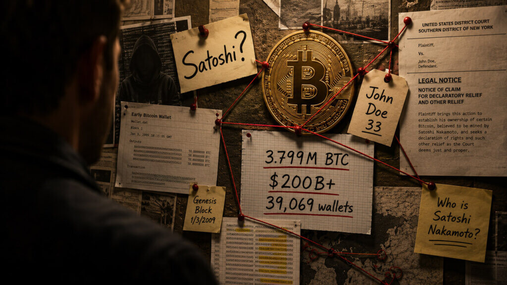Satoshi Bitcoin wallet lawsuit investigation board tied to mystery owner challenging the lost Bitcoin ownership claim