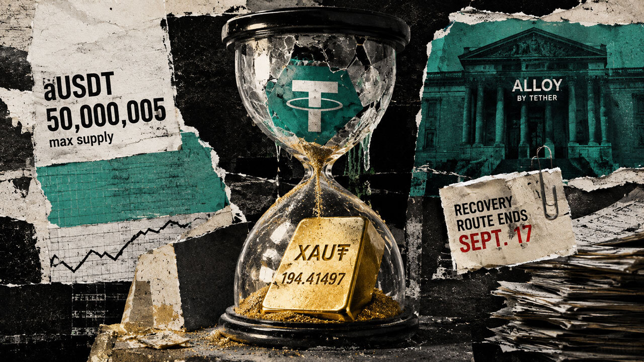 On-chain data shows million at risk as Tether’s Alloy shutdown deadline boils down to 5 forgotten gold vaults On-chain data shows million at risk as Tether’s Alloy shutdown deadline boils down to 5 forgotten gold vaults