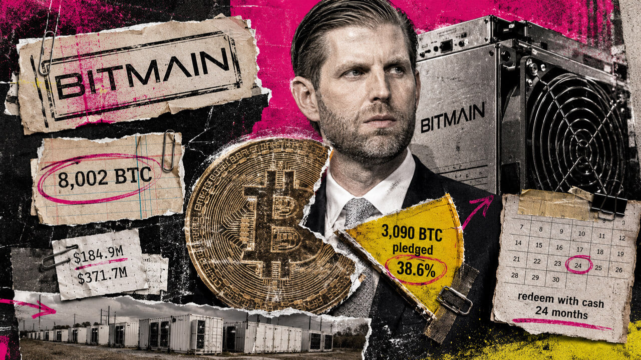 Eric Trump’s American Bitcoin has pledged nearly 40% of its Bitcoin to buy mining equipment