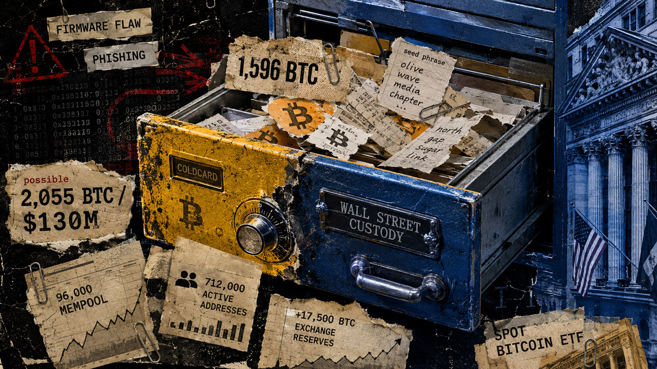 Coldcard’s $130 million crisis is pushing Bitcoin back into Wall Street’s hands