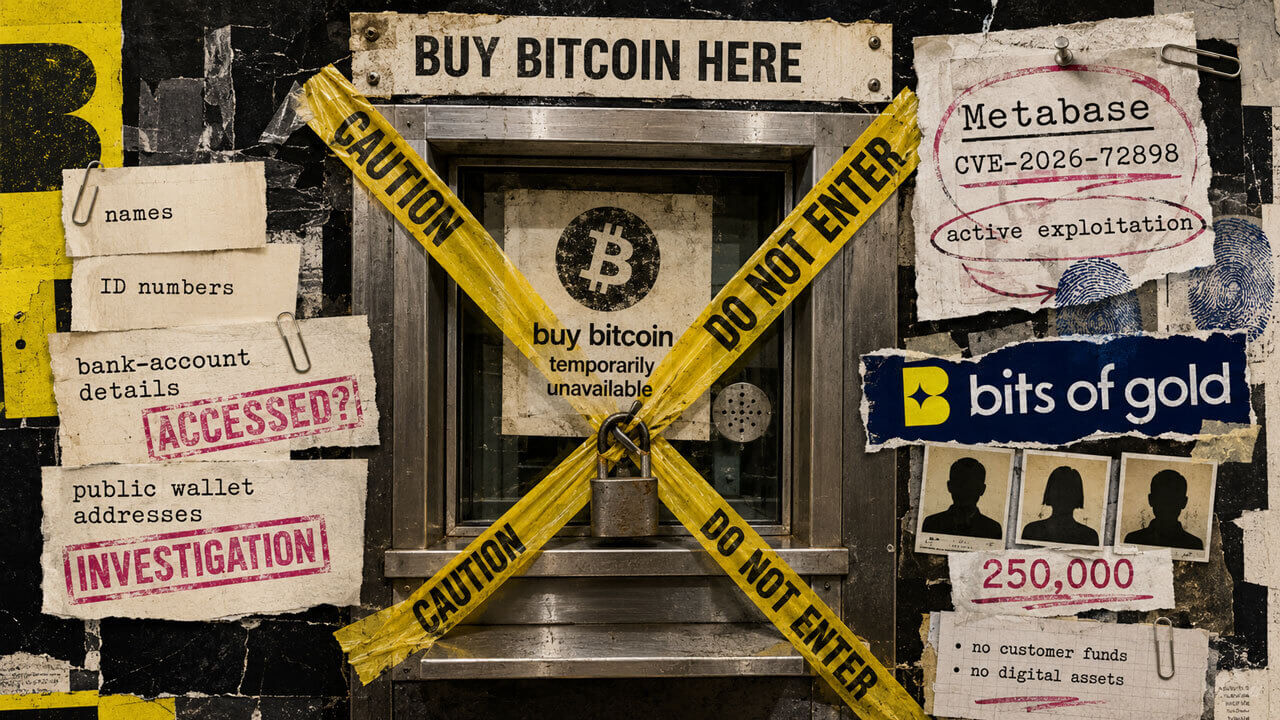 Bitcoin purchases halted after data breach puts 250,000 crypto users at risk