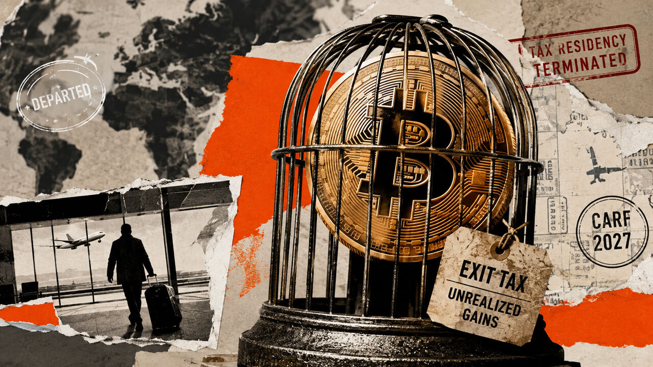 Some Bitcoin holders tax bill is now set when they leave the country instead of when they sell