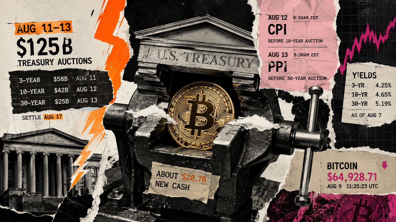 Yields are spiking toward 5.2%, but history shows Bitcoin might completely ignore Wall Street’s $125 billion stress test