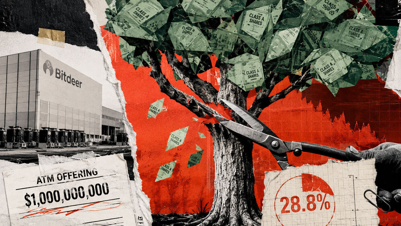 Bitcoin miner Bitdeer unlocks a $1B cash tap that dilutes shareholders by up to 30% to build its AI empire