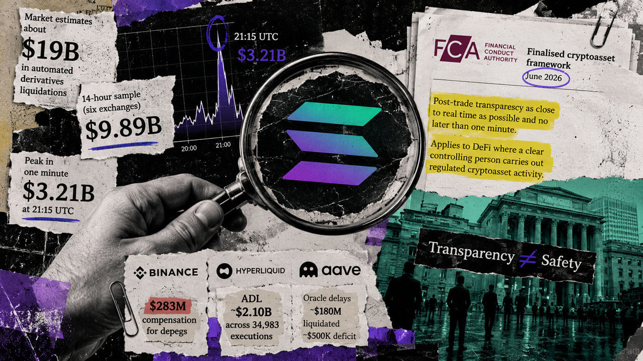 Crypto crash liquidations face massive data gap as public records contradict $18B Solana claim