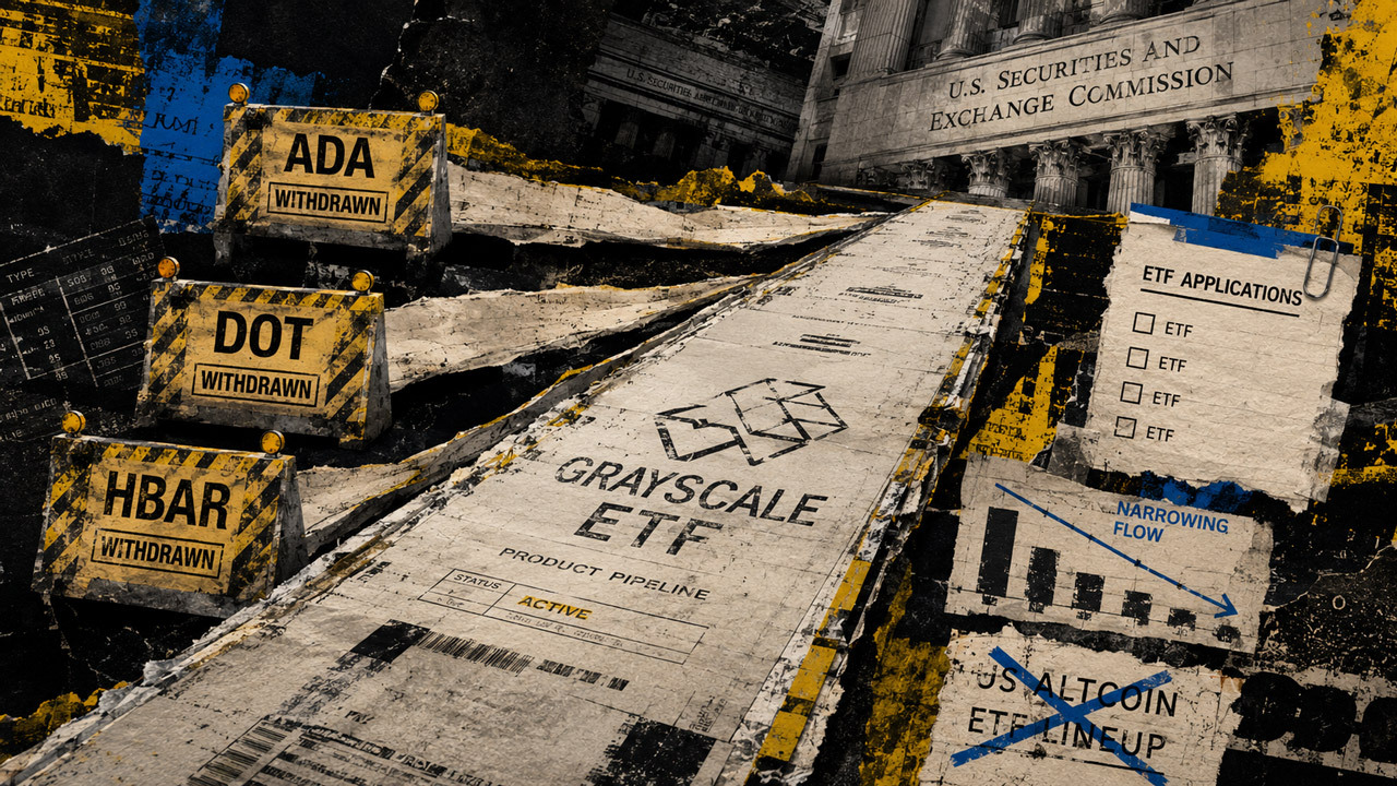 In just 190 seconds, Grayscale quietly pulled the plug on three major altcoin ETFs