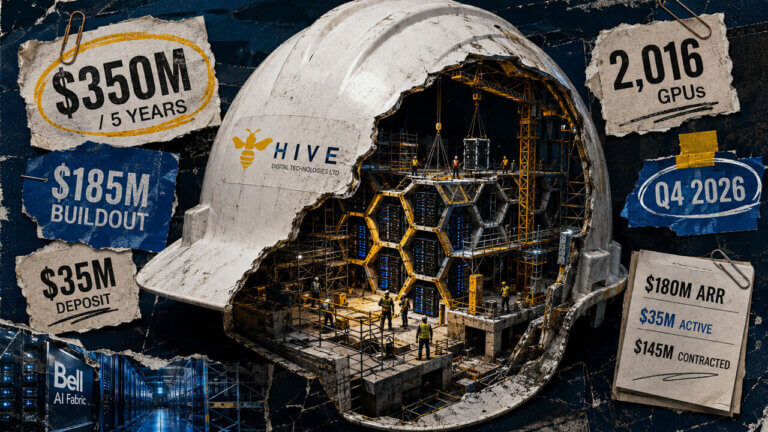 This Bitcoin miner just signed a $350 million AI deal, but it needs $185 million to make it work