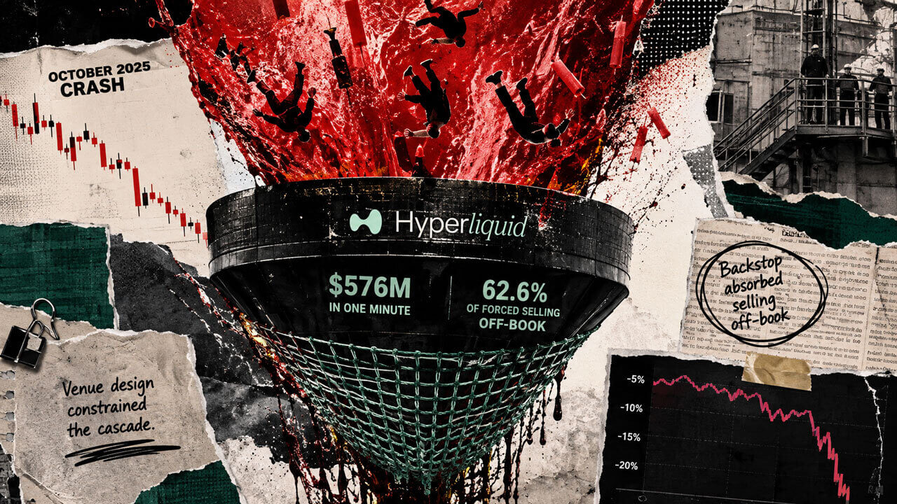 Shifting $576M of forced sales off public order books saved Hyperliquid from a systemic crash
