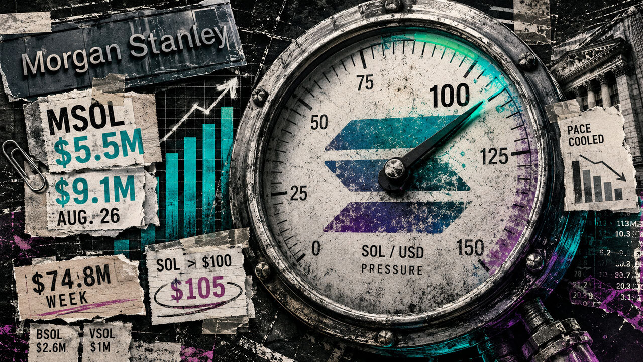 Morgan Stanley leads Solana ETF $9 million inflows as SOL jumps rises above $100