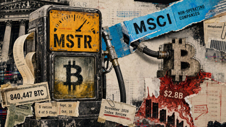 Strategy tells MSCI ‘Bitcoin doesn’t need you’ as $2.8 billion index risk hangs over MSTR