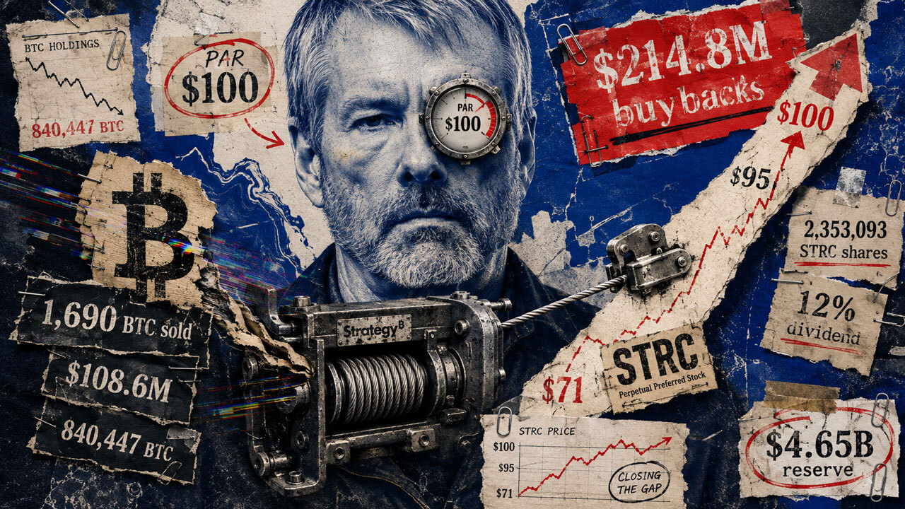 Strategy has $785 million left to close STRC’s final $5 gap after selling $213 million in Bitcoin