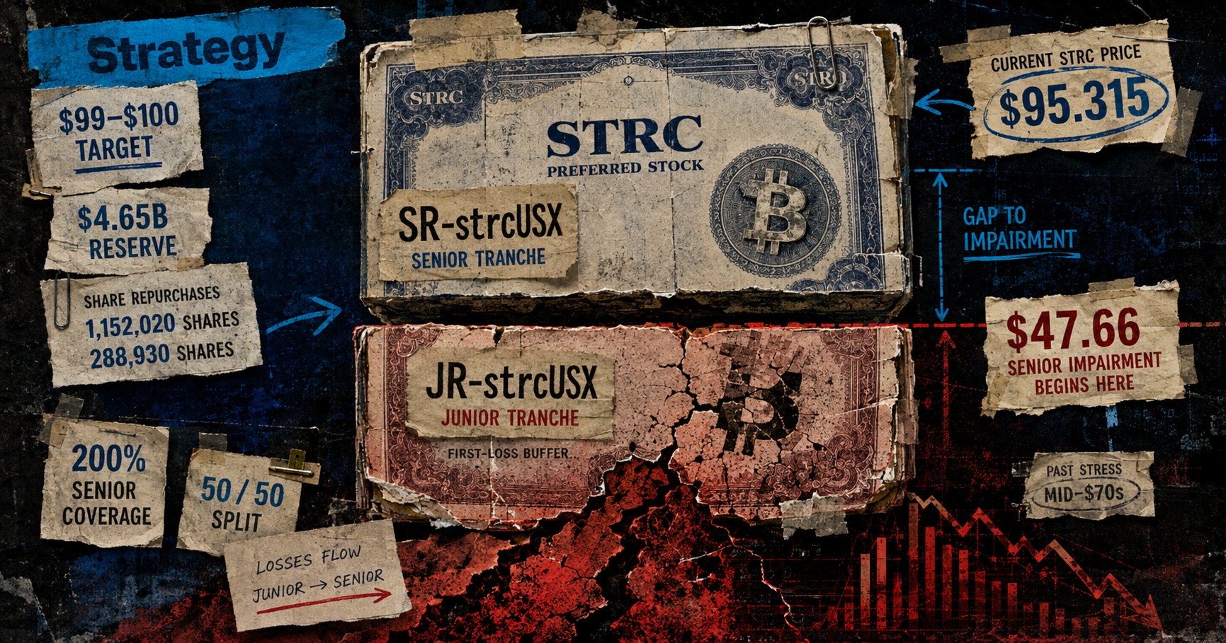 Strategy sold $100M to defend STRC’s $100 stock price as DeFi packages the risk into a 7% ‘safer’ trade