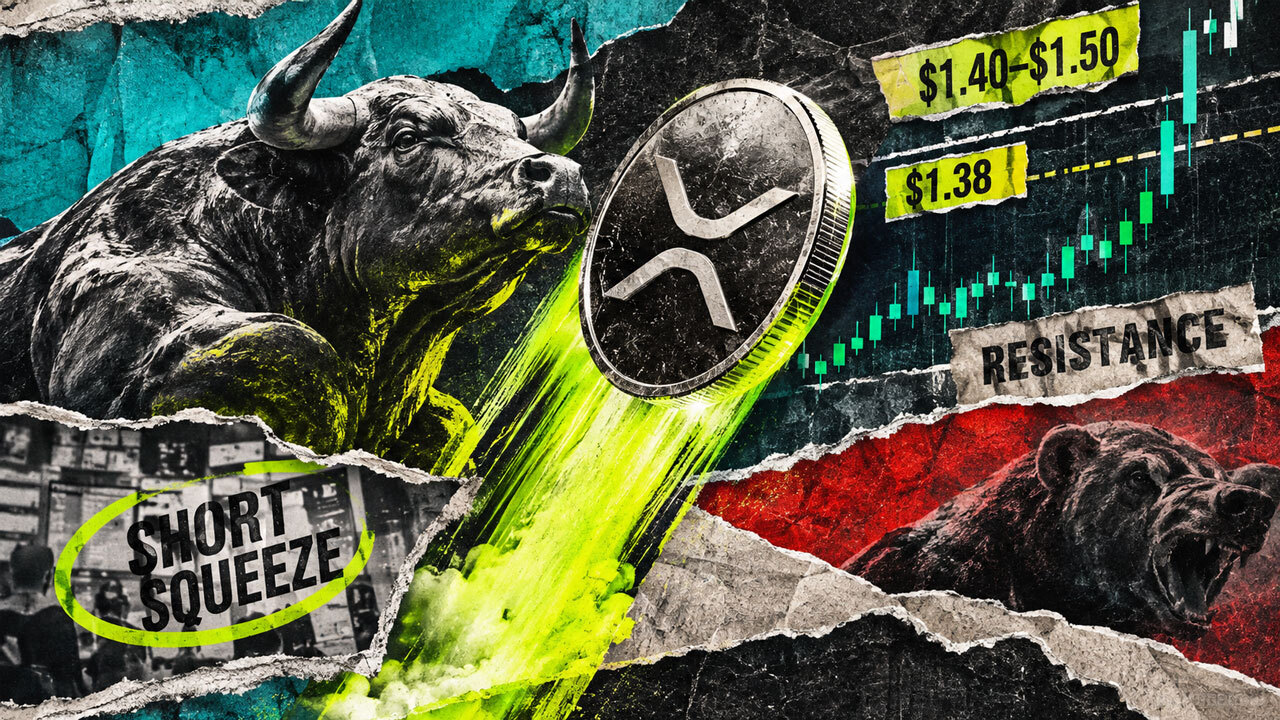 Sudden 22% XRP rally triggers forced market wide short-buying, driving XRP toward a make-or-break resistance test