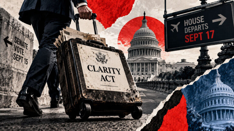 CLARITY Act may be heading for lame duck after House Republicans slash the calendar