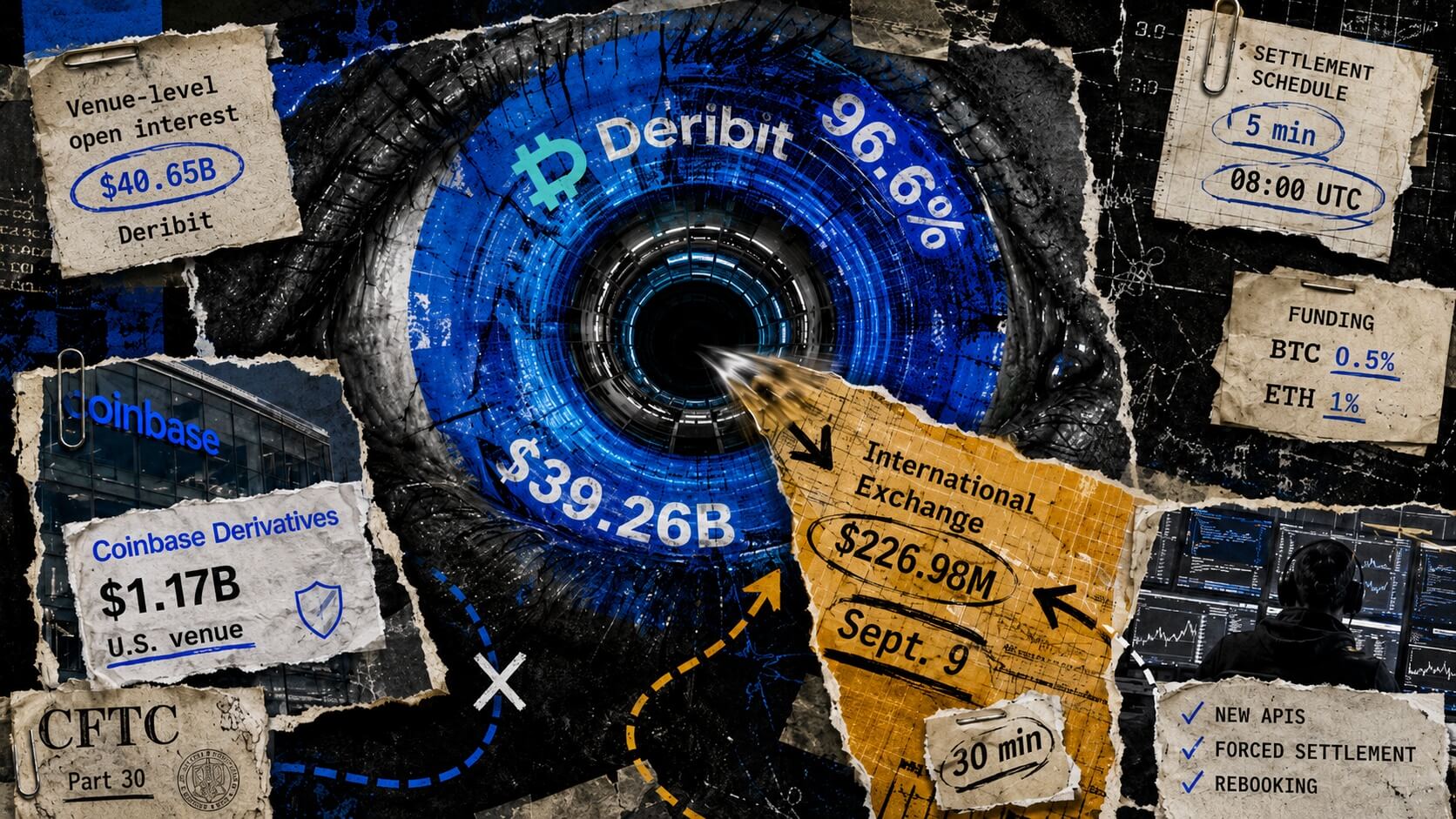 Deribit already holds 96.6% of Coinbase’s derivatives open interest ahead of Sept. 9 migration