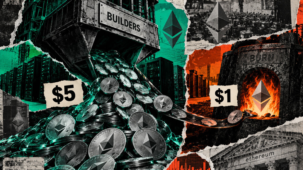 Ethereum arbitrage study reveals builders receive $5 for every $1 burned by the network