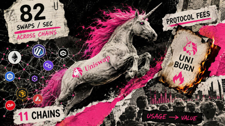 Distressed Uniswap unicorn charges through cross-chain network scraps toward burning UNI fee evidence.