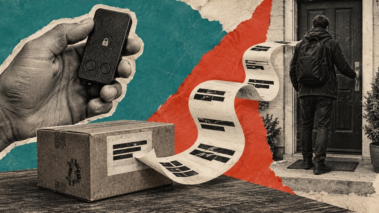 The biggest vulnerability in your Bitcoin wallet might be the shipping label