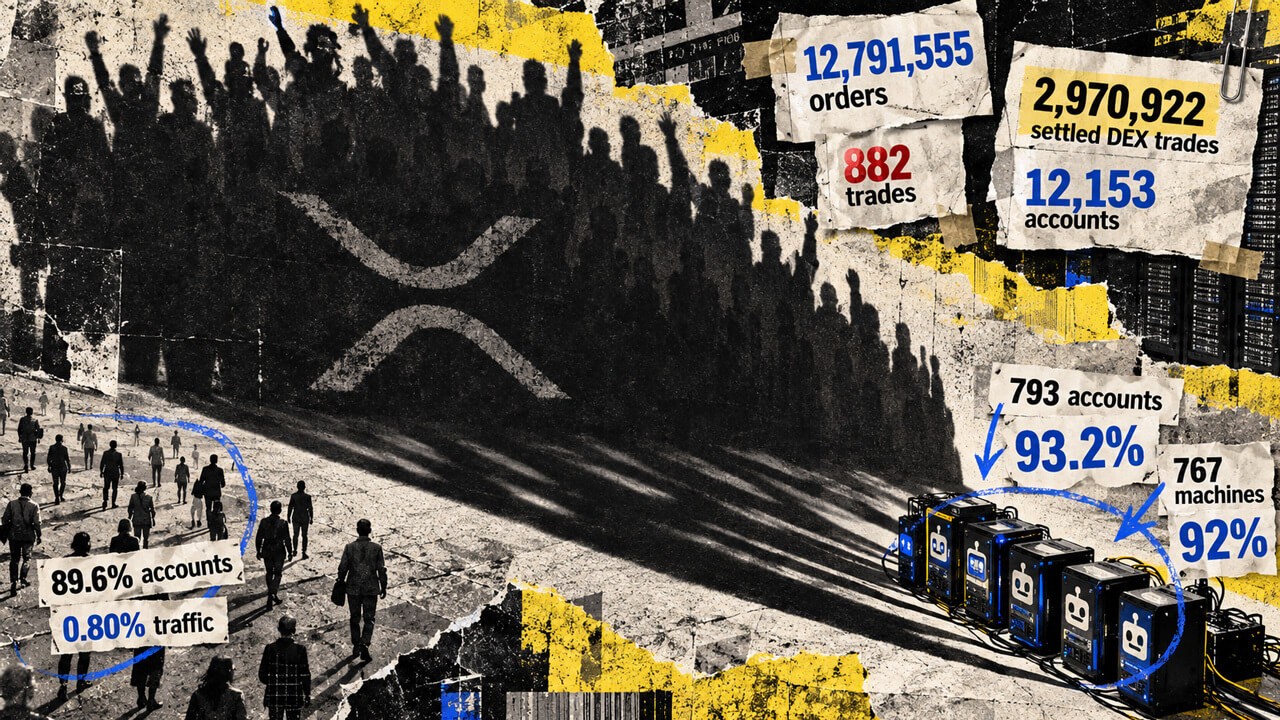 XRP Ledger Hits 5 Billion Transactions But Bots Rule the Data