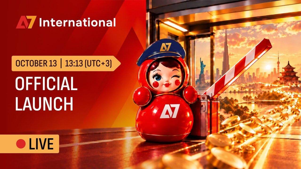 A7 International official launch on October 13 at 13:13 UTC+3