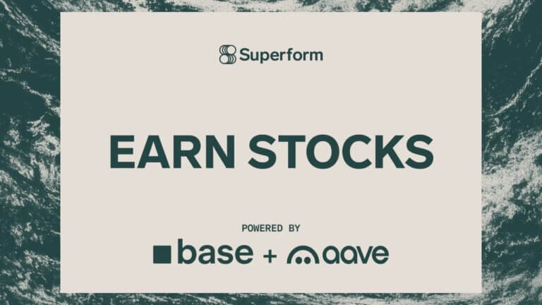 Superform Earn Stocks powered by Base and Aave